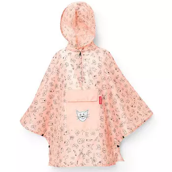 Дождевик детский Reisenthel cats and dogs, розовый