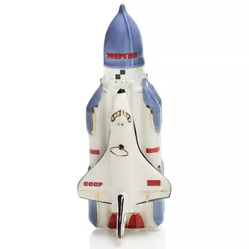 Елочная игрушка Фарфоровая мануфактура Ретро-Космос. Энергия-Буран