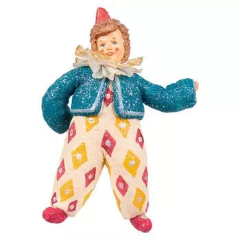 Елочная игрушка Московская Игрушка Ретро. Арлекин