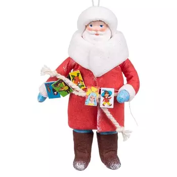 Елочная игрушка Московская Игрушка Ретро. Дед мороз