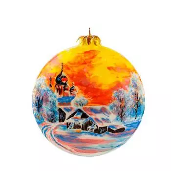 Елочное украшение Elpida Русская зима Деревня