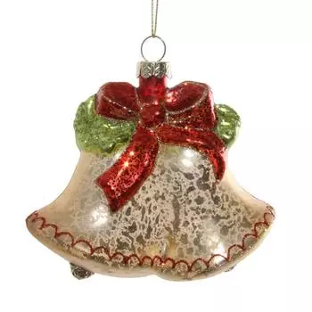 Елочное украшение Shishi Gold Колокольчики, 9см