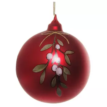 Елочное украшение Shishi Red&amp;green Шар, красный