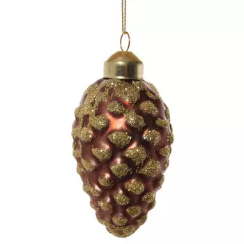 Елочное украшение Shishi Шишка 8см