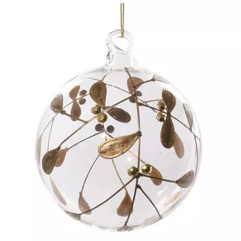 Елочное украшение Shishi White Шар 10см