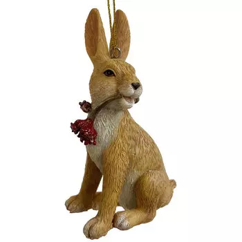 Елочное украшение Shishi Заяц 10см