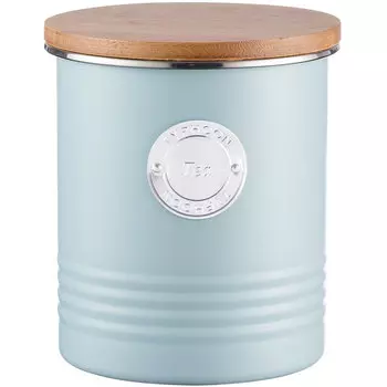 Емкость для хранения чая Living голубая 1 л