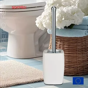 Ерш для унитаза Spirella Retro, белый