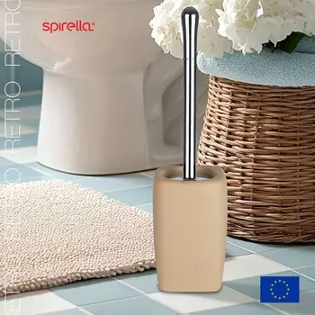 Ерш для унитаза Spirella Retro, керамика, цвет бежевый