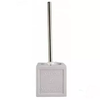 Ерш для унитаза Spirella Savon De Marseille, белый