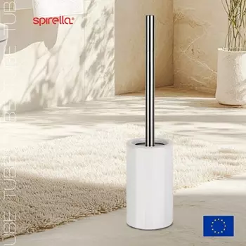 Ерш для унитаза Spirella Tube, белый