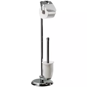 Ерш с подставкой и держателем для туалетной бумаги Spirella Darwin, 77см
