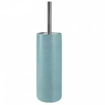 Ерш с подставкой Spirella Tube-Ribbed, голубой