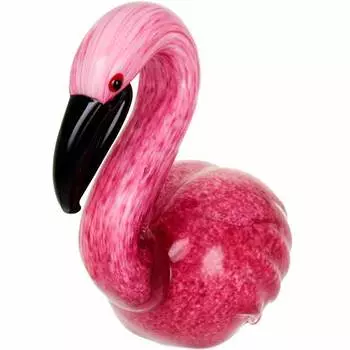 Фигурка Art Glass Розовый фламинго 22x22см