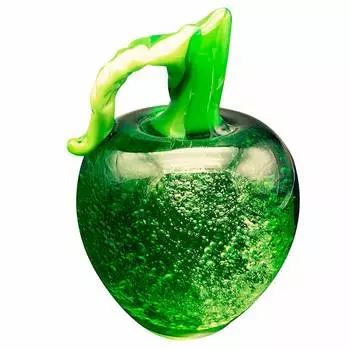 Фигурка Art Glass Зеленое яблоко 9,5x14,5 см