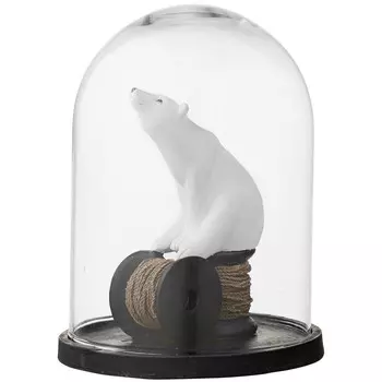 Фигурка белый медведь 19см Lene Bjerre Sereanna, цвет белый