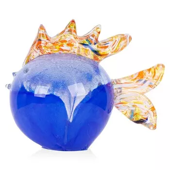 Фигурка цветная гутной работы Zapel Рыбка Лабиоза малая