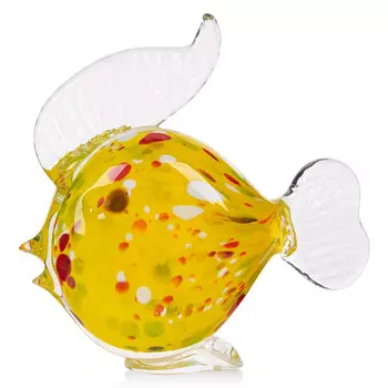 Фигурка гутной работы 13см Zapel Рыбка Гуппи