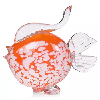 Фигурка гутной работы Zapel Рыбка Гуппи 12см