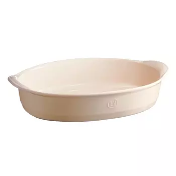 Форма для запекания овальная Emile Henry, крем
