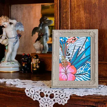 Фоторамка Moroshka Iris 18x23х2см, цвет бежевый