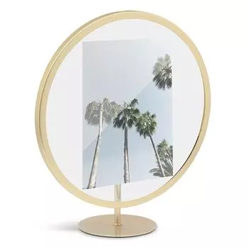 Фоторамка Umbra Infinity 13x18см, матовая латунь