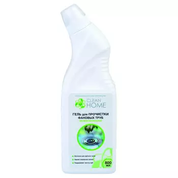 Гель для прочистки фановых труб Clean Home, 800мл