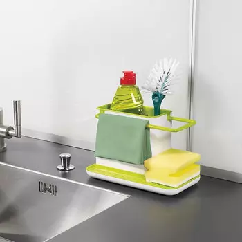 Горшочек для кухонных инструментов Joseph Joseph Кедди, бело-зеленый