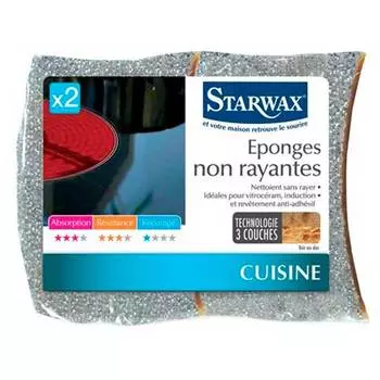Губка Starwax целлюлозная, 2шт