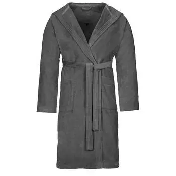 Халат махровый Vossen Texas размер M, серый