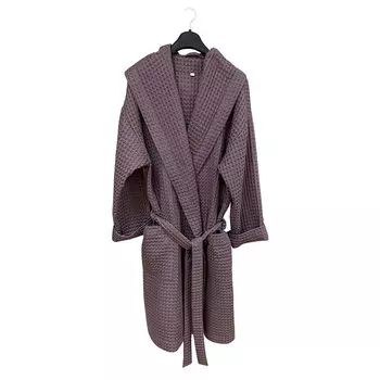 Халат с капюшоном Вотекс Бохо 48-50, коричневый