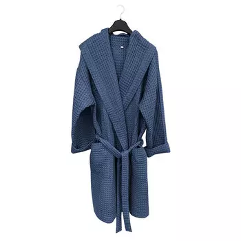 Халат с капюшоном Вотекс Бохо 48-50, синий