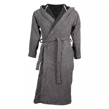 Халат унисекс Casa Lusso размер S, цвет серый
