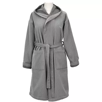 Халат унисекс Gant Home Flat Stripe размер S, серый