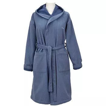 Халат унисекс Gant Home Flat Stripe размер XL, синий