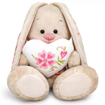 Игрушка интерьерная BUDI BASA collection Зайка Ми Большое сердце (малый)