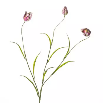 Искусственные цветы Silk-ka Фритиллярия 70см, цвет сиреневый