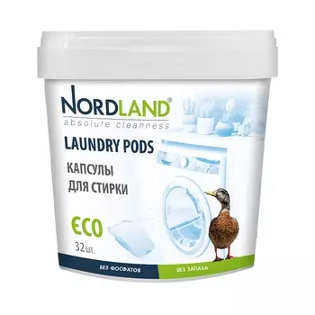 Капсулы для стирки Nordland 32шт