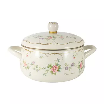 Кастрюля эмалированная 2,9л Ejiry Воспоминание