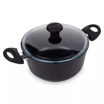 Кастрюля с крышкой Hausmann Peak Авача 22см