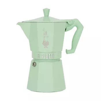 Кофеварка гейзерная Bialetti Exclusive на 6 порций, цвет зеленый