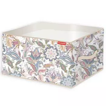 Кофр для хранения Hausmann Paisley 60x50x35см, бежевый