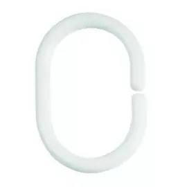 Кольца для штор Spirella C-minor, 12шт, цвет белый