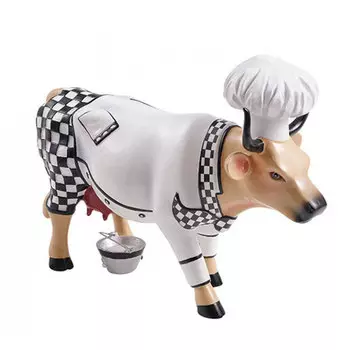 Коллекционная корова CowParade Russia Chef Cow
