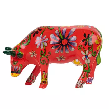 Коллекционная корова CowParade Russia Flower Lover Cow