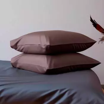 Комплект наволочек 50x70см Pappel 2шт, коричневый