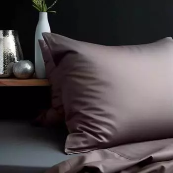 Комплект наволочек 50x70см Pappel 2шт, серый