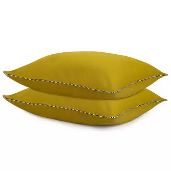 Комплект наволочек 50x70см Tkano Essential, цвет зеленый