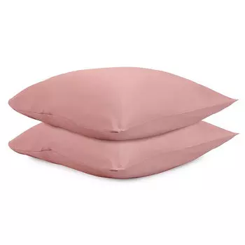 Комплект наволочек 70x70см Tkano Essential, цвет розовый