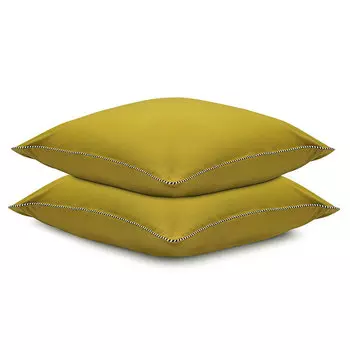 Комплект наволочек 70x70см Tkano Essential, цвет зеленый